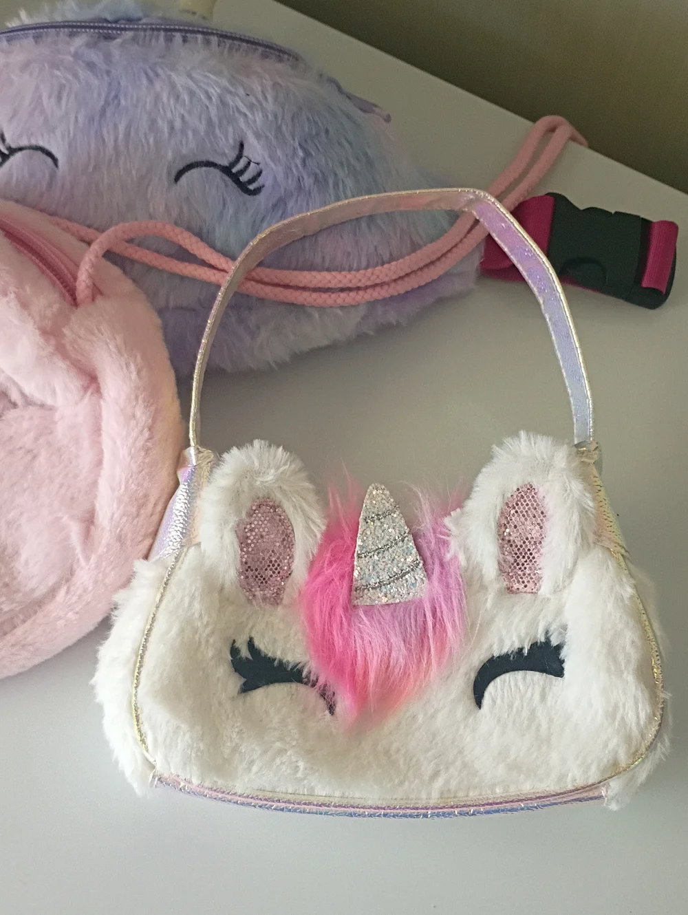 Unicorn Love Lot Of Three Crossbody, Handbag And Bum Bag